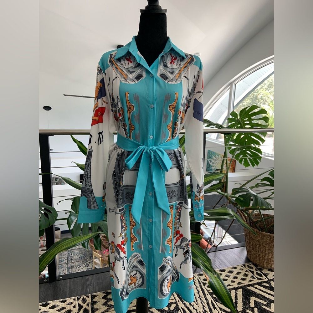 Printed Beautiful Dress - Picture 6 of 7